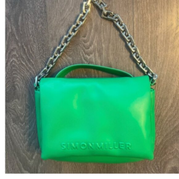 Simon Miller crossbody fold over chain link bag - Picture 2 of 8